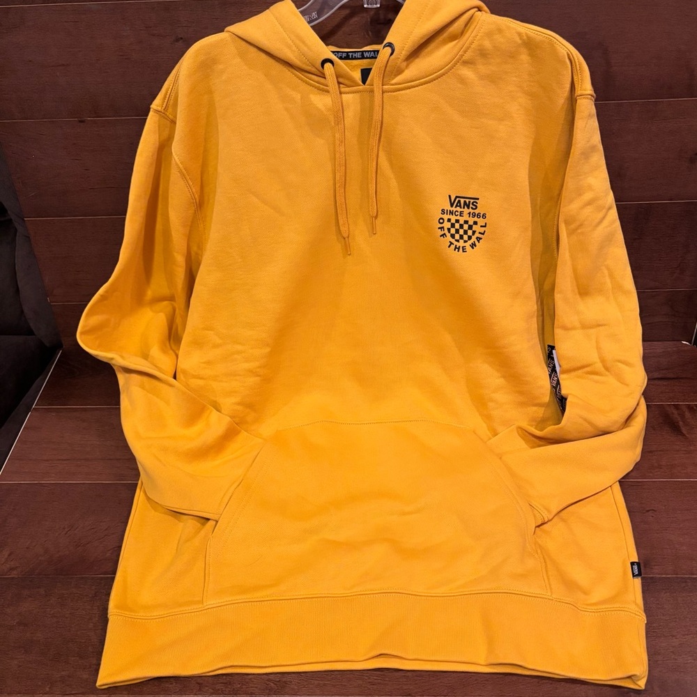 NEW Vans mustard off-the-wall hoodie